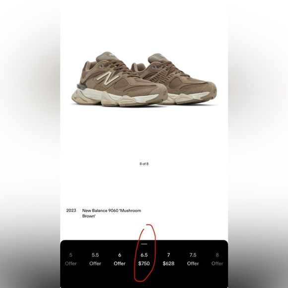 New Balance Shoes - New Balance RARE COLOR - SOLDOUT 9060 Mushroom Brown Sneakers 6.5 M 8.5 W